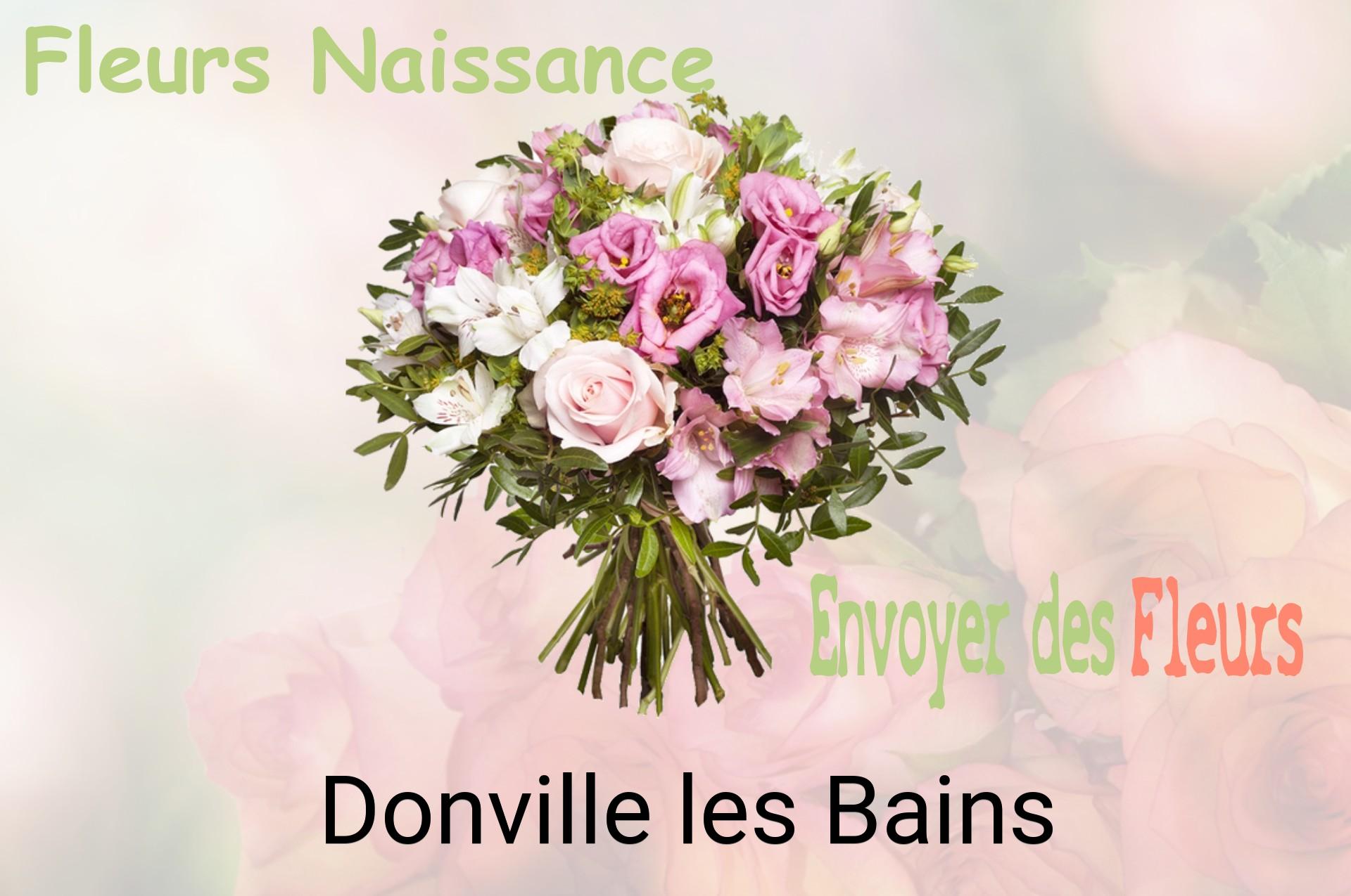 Bouquet de fleurs de naissance livré à Donville-les-Bains